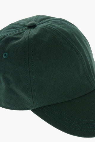 Cappello Baseball in Tinta Unita con Logo Ricamato