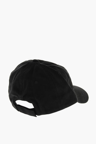 EMPORIO Solid Color Cap with Embroidered Logo