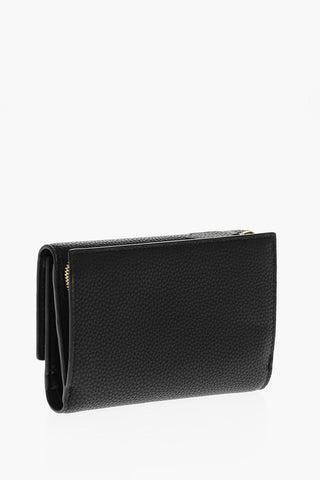 EMPORIO Textured Faux Leather Bi-Fold Wallet