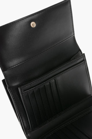 EMPORIO Textured Faux Leather Bi-Fold Wallet
