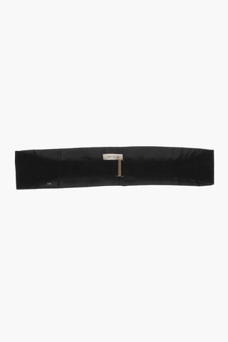 Cummerbund in Camoscio a Tinta Unita