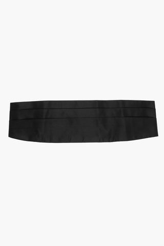EMPORIO Solid Color Silk Sash Belt