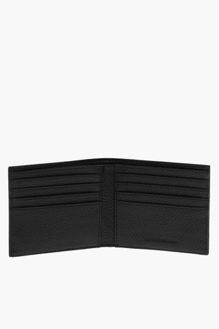 EMPORIO Textured Leather Bi-Fold Wallet