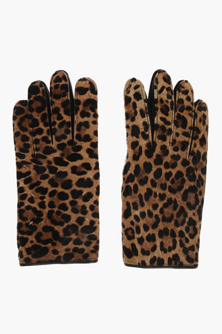MM14 Animal Motif Leather Glovers