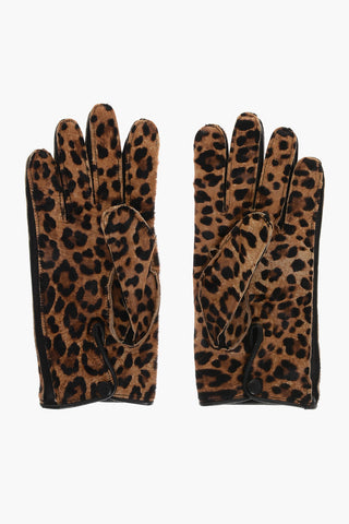 MM14 Animal Motif Leather Glovers
