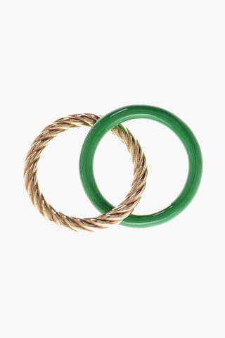 Golden-Effect Double Rings