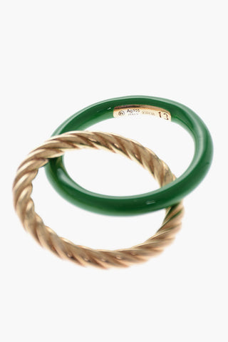 Golden-Effect Double Rings