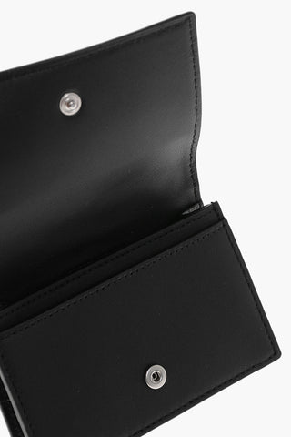 Solid Color Crocodile Leather Card Holder