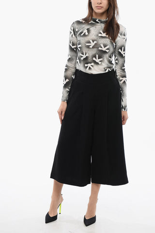 High-Waisted Trousers QUEEN OF THE STREETS with Pleats