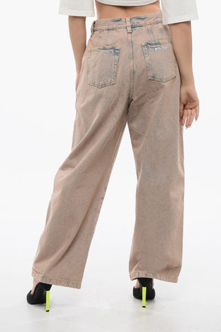 Jeans Wide Fit OVERDYE Doppio Colore