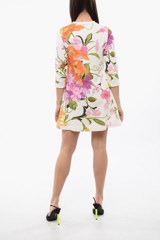 A-Line Dress with Floral Print