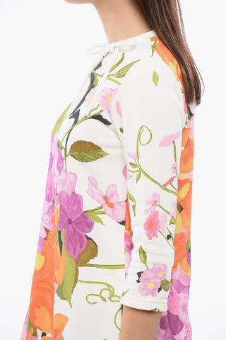 A-Line Dress with Floral Print