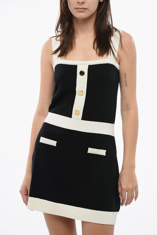 Vestito In Maglia Senza Maniche