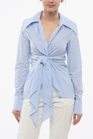 Checkered Shirt With Knot Detail