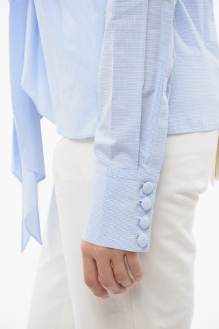 Checkered Shirt With Knot Detail