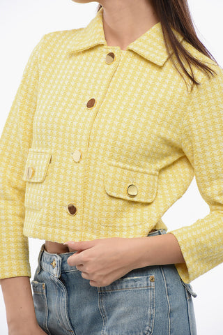 Knitted Cropped Overshirt