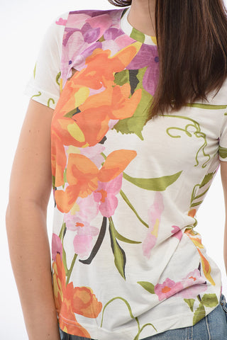 T-Shirt Mit Blumenmuster