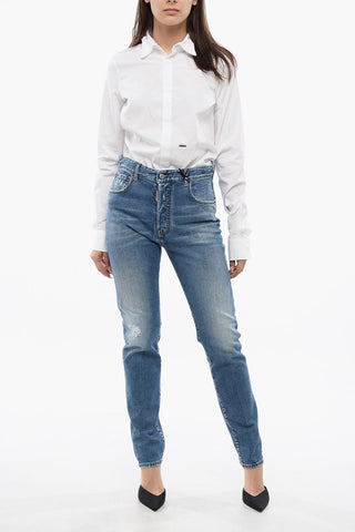 Jeans 642 Fit aus Denim Mid-Waschung 15 cm