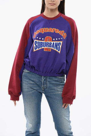 Felpa Athletic Fit SUBURBANS con Stampa