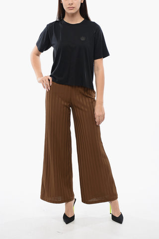 Cropped COUTURE T-shirt With Bow Detail