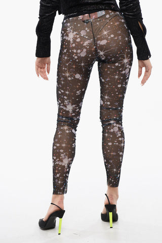 Leggings Sheer PRIVATE PARTY Con Stampa Sparks