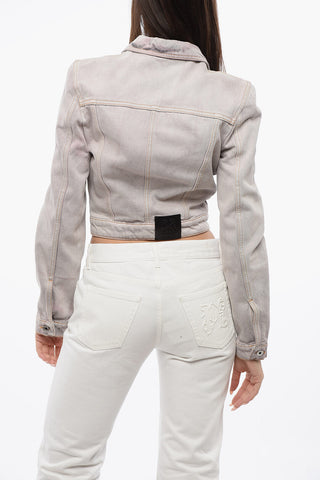 Giubbotto Cropped Fit LAUNDRY CARGO in Denim