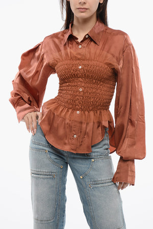 Blusa EVENING GATHERINGS In Raso Con Volant