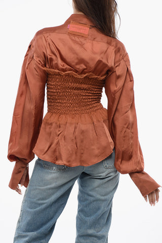 Blusa EVENING GATHERINGS In Raso Con Volant