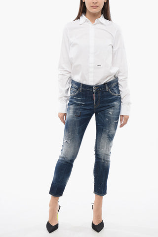 Lived-in Effect Cool Girl Fit Denims 15cm