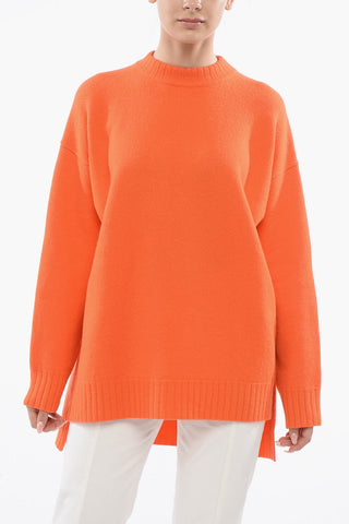 Merino Over Sweater with Slits