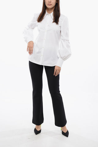 Camicia in Popeline STRAPS con Maniche Puff