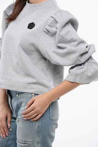 Crewneck Sweatshirt SEAL with Puff Sleeves