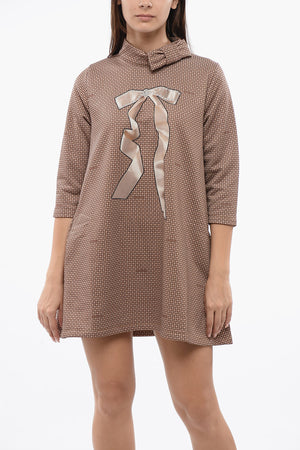 Vestito PETITE BOW A-Line Stampato