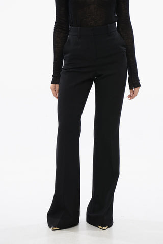 Flare-Fit High-Waisted Pants