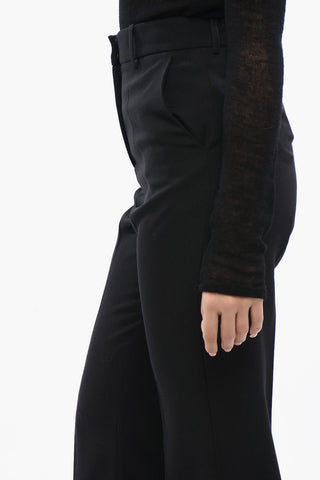Flare-Fit High-Waisted Pants