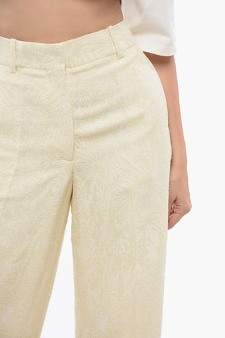 Jacquard Fabric TATTOO Palazzo Pants