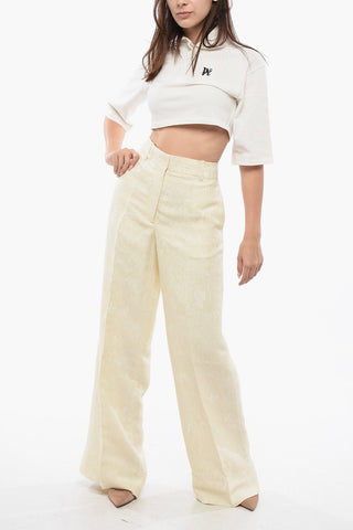 Jacquard Fabric TATTOO Palazzo Pants
