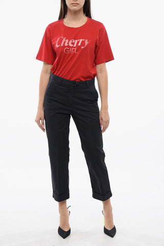Pantaloni in Satin Stretch