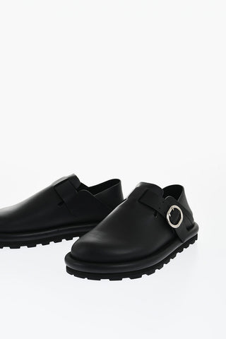 Leather Sandals With Buckle