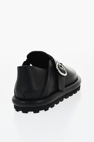 Leather Sandals With Buckle