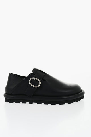 Leather Sandals With Buckle
