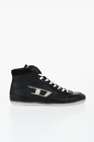 Leather High-Top Sneakers S-LEROJI with Gradient Sole
