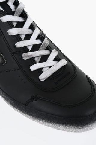 Leather High-Top Sneakers S-LEROJI with Gradient Sole