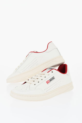 Low-Top-Sneakers S-ATHENE VTG aus genarbtem Leder
