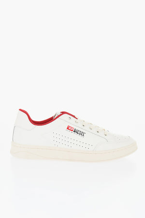 Hammered Leather Low-Top Sneakers S-ATHENE VTG