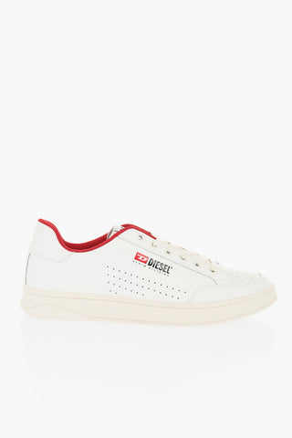 Low-Top-Sneakers S-ATHENE VTG aus genarbtem Leder