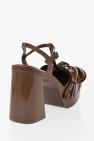 MELISSA Pvc PARTY T-strap Pumps With Block Heel 11cm