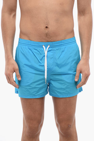 ICON Nylon Swim Shorts with Maxi Printed Logo