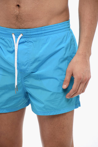 ICON Nylon Swim Shorts with Maxi Printed Logo