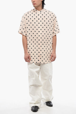 Mandarin Collar STAR Viscose Shirt